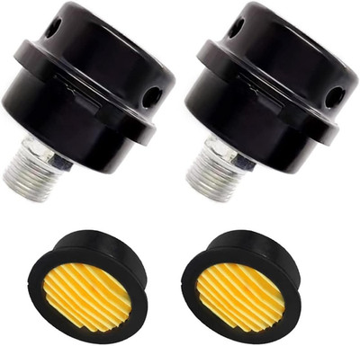 2 Pcs 20Mm Air Compressor Silencer Filter,1/2''Thread Air Compressor Intake Filte