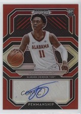 2021 Panini Prizm Draft Picks College Penmanship Red /199 Joshua Primo Auto 0u66