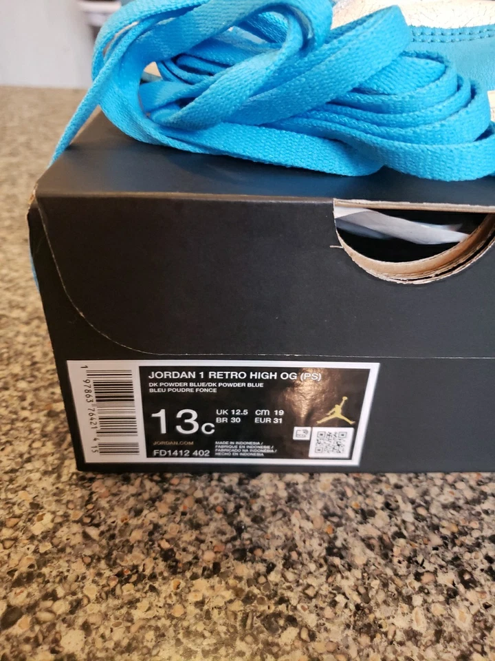 Jordan 1 Retro Alto OG (PS) 13c UNC Foto 2 de 4