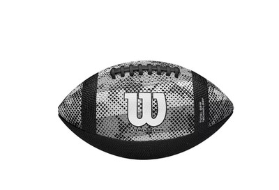 Wilson NCAA Statement Jr Football - Black/Gray