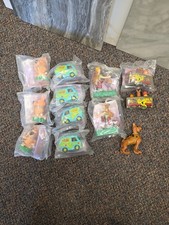 1996 Burger King Scooby-Doo Kids Meal Toys Mixed Unopened And Opened Lot Of 12