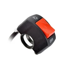 Motorcycle/Scooter Fog Light Toggle Flip Switch Red ON/OFF 12VDC Handlebar Mount