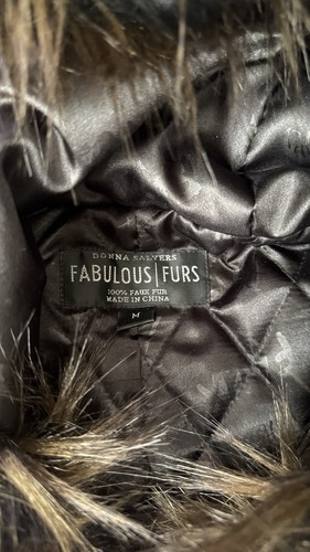 Donna Salyers Fabulous Furs- Woman's Camo Anorak Coat with Faux Fur-Trimmed Hood - Picture 5 of 12