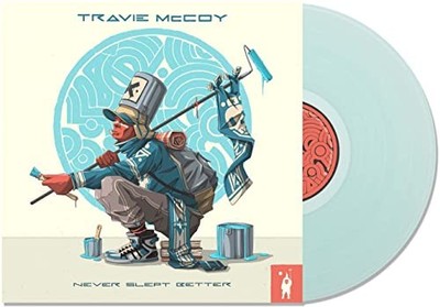 TRAVIE MCCOY - NEVER SLEPT BETTER - ELECTRIC BLUE - Vinyl Record 12 - F11501z