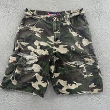 Vintage JNCO Jeans Shorts Mens 34 Camo Cargo Skater 90s Streetwear Baggy Y2K