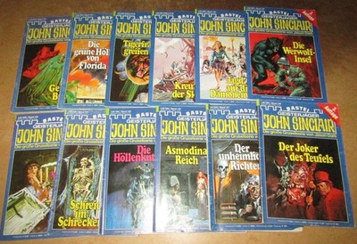 12 Geisterjäger John Sinclair, Romanhefte 3. Aufl., Nummernkreis 124-148- bk786