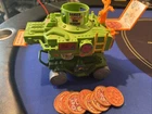 Vintage TMNT Teenage Mutant Ninja Turtles Pizza Thrower Works Mostly Complete
