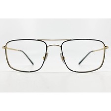 Ray-Ban RB6434 2946 Gold Black Aviator Eyeglasses Men 53-18-140