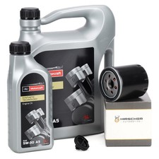6L MOTORCRAFT 5W-30 A5 HIRSCHER Ölfilter für FORD FOCUS 3 KUGA MONDEO 5 2.0 TDCi