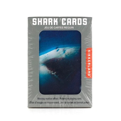 Kikkerland Shark Playing Cards