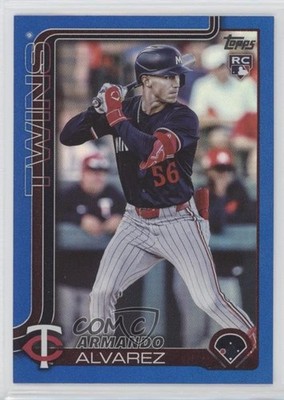 2025 Topps Update Blue Rainbow Foil 132/150 Armando Alvarez #US161 Rookie RC tw0