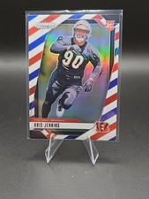 2024 Panini Prizm - Rookies Kris Jenkins #364 Red White & Blue Prizm (RC)