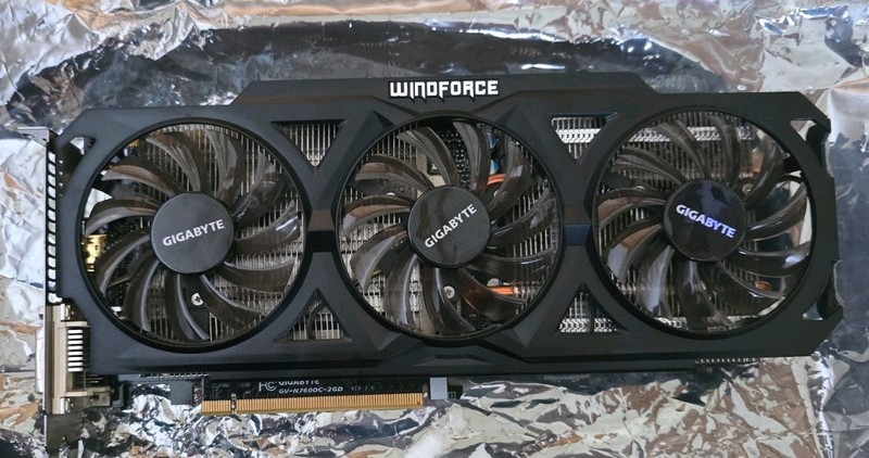 GIGABYTE GEFORCE WINDFORCE GTX 760 OC 2GB GV-N760OC-2GD 2.0 PCI-E Graphics Card