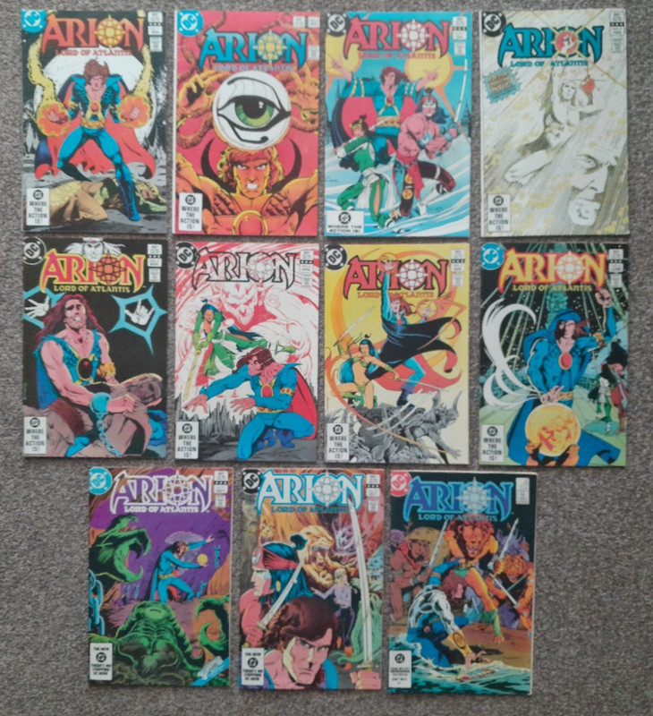 DC: Arion Lord of Atlantis #1-8, 11, 12, 16 (1982) - LOT OF ELEVEN