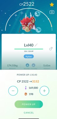 Pokemon Level 40 Shiny Gyarados With 3 Movesets Go