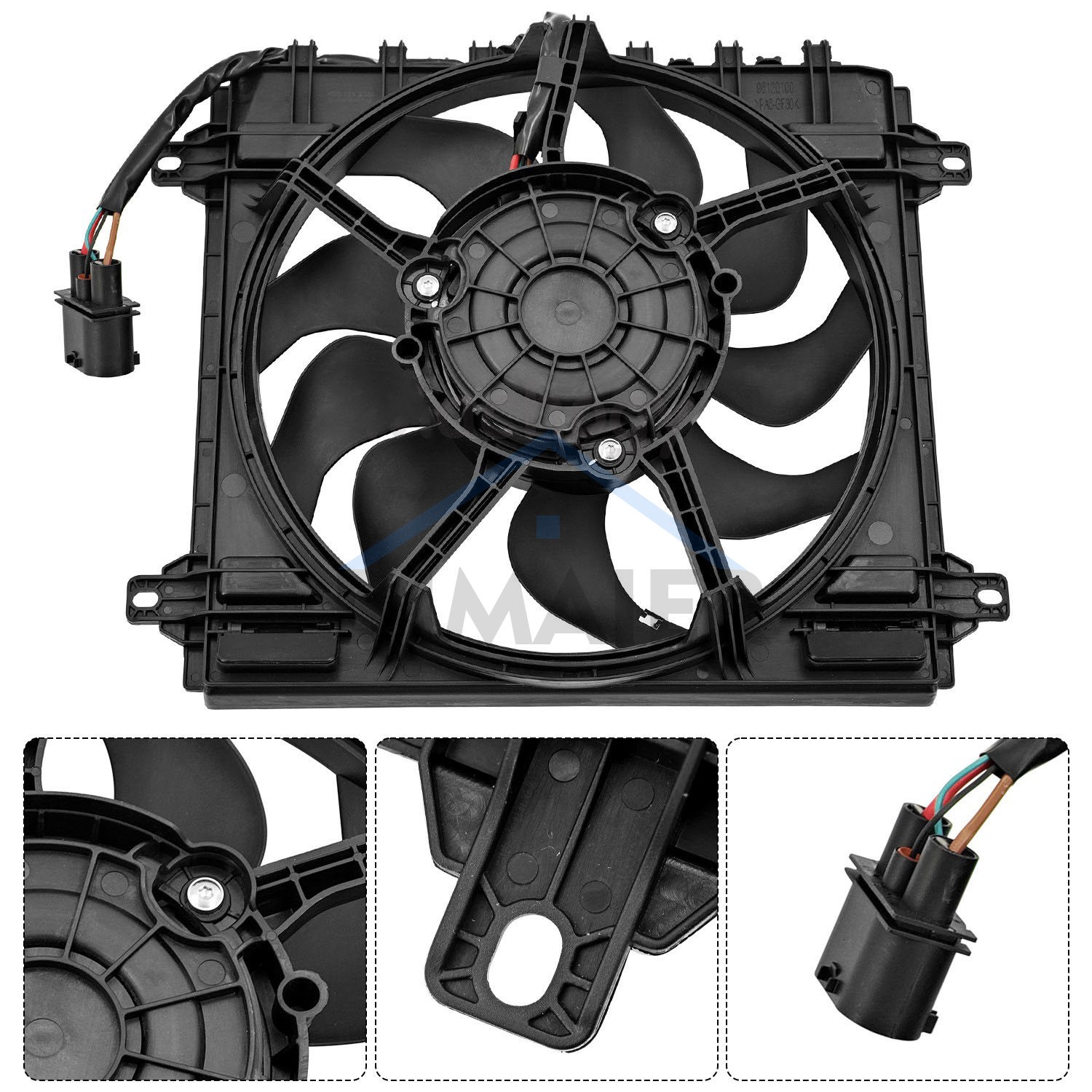 NEW For Audi R8 Lamborghini Huacan LP610 LP580 Radiator Cooling Fan 4S0121203B