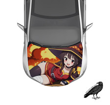 Megumin Konosuba Anime Hood Wrap Weatherproof 3m Vinyl Car Decal 50 X 65