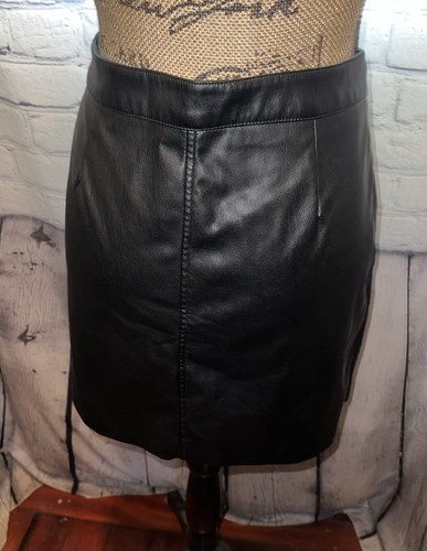 Minifalda BB Dakota Steve Madden de cuero sintético dos bolsillos negra XL - Imagen 4 de 18