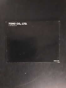 Toho Co., LTD. Godzilla 2 War Of Monsters NES Instruction Booklet