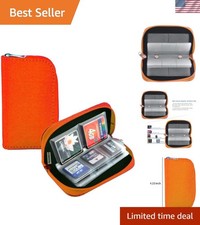 Memory Card Case - Carrying Case Suitable for Micro SD, Mini SD and 4X CF, Ca...