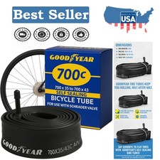 Dependable Mountain Bike Inner Tube - Butyl Rubber, 29-inch, Puncture Resistant