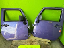 07-18 Jeep Wrangler Jk Oem Full Hard Doors Purple Phg W Door Panels Mirror Key