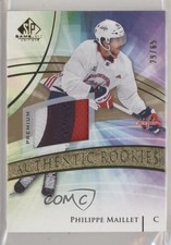 2020 SP Game Used Authentic Rookies Gold 29/65 Philippe Maillet #187 Patch 01ks
