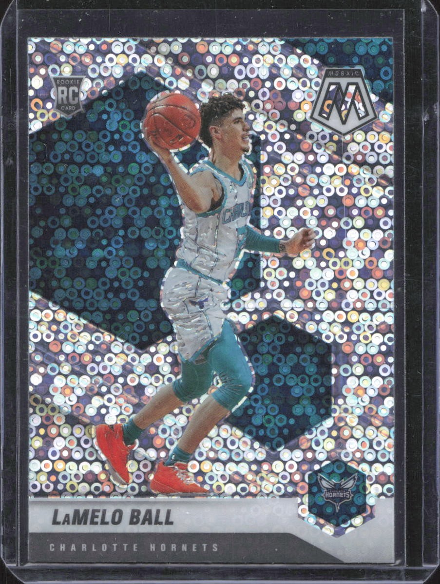2020-21 Panini Mosaic #202 LaMelo Ball Mosaic Fast Break Silver