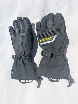 Klim GoreTex Cold Weather Gloves Large Black Excellent Condition Clean
