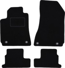 Fußmatten Automatten Velours Schwarz für Alfa Romeo Brera 2005-2010 4-tlg