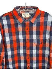 The Normal Brand Mens Button Up Shirt Plaid Long Sleeve Flannel Casual Large