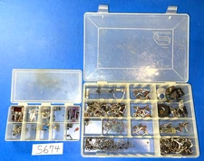 VINTAGE RC MOTOR PARTS MANY SPRINGS AND MANY BRUSHES MANY BRANDS