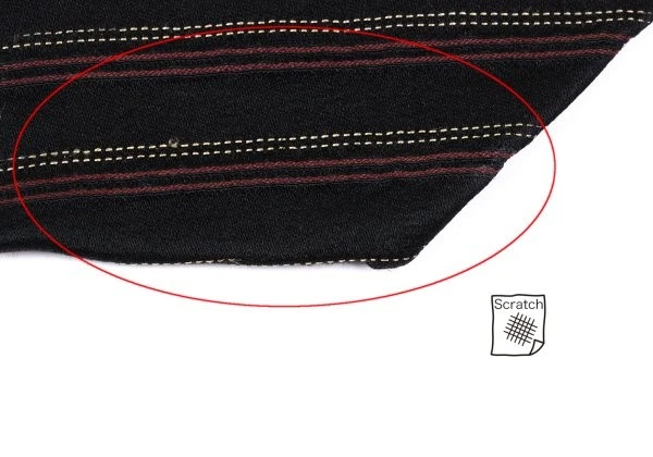 Corbata COMME des GARCONS HOMME Lana Seda Sesgada Rayas Talla Gratis (K-163232) Foto 4 de 4