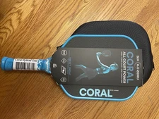 6.0 Next Gem! Six Zero Coral - NEW Pickleball paddle 16mm RCD. Blue Colorway