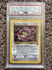 Pokemon 2000 Promo Black Star League #18 Team Rockets Meowth PSA 10