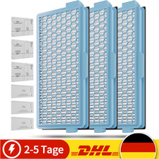 3x Blau Filter Air Clean Plus-Filter passend für Miele HEPA Air Clean SF-HA 50