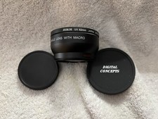 Digital Concepts High Definition 0.5x Wide Angle Lens with Macro , g166-Untested