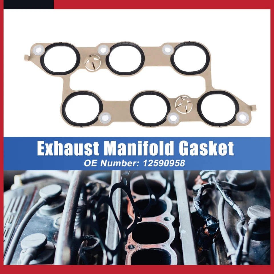 Paquete de 1 junta de colector de admisión inferior Buick LaCrosse 3,6 L gas 2010-2011 Foto 2 de 4