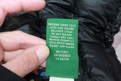 LL Bean Women's Ultralight 850 Down Jacket Black Size Small - Picture 10 of 13