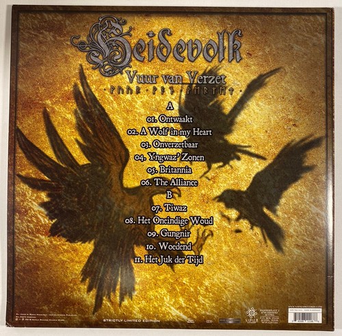 Heidevolk – Vuur Van Verzet LP (2018, Napalm Rec) VG+/ NM, Limited Edition - Picture 4 of 9