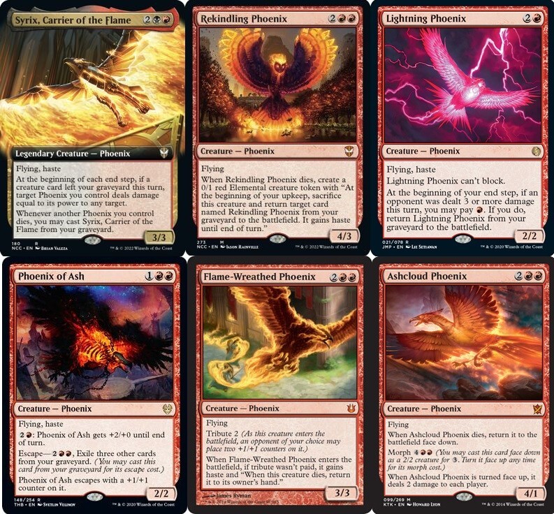 Custom Commander Deck ~ Phoenix Tribal ~ Syrix, Carrier of the Flame MtG EDH NM | eBay Custom Commander Deck ~ Phoenix Tribal ~ Syrix, Carrier of the Flame MtG EDH NM | eBay