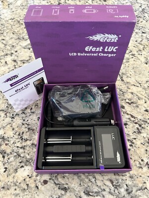 EFEST V2 LUC UNIVERSAL LCD DIGITAL 3.7v battery charger 14500 and more