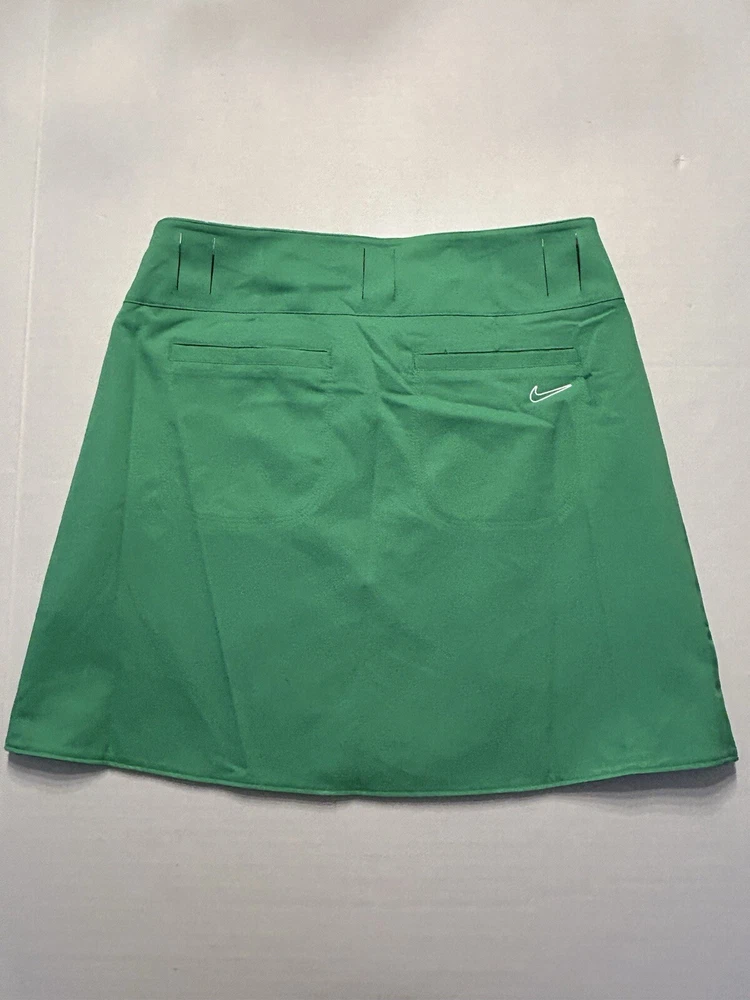 Nike Reversible Wrap Tennis Skirt Green Diagonal Print Size 2