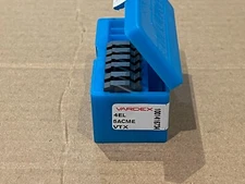 VARGUS VARDEX Carbide Inserts - 4EL 5ACME VTX - Qty. 6 - NEW!!!