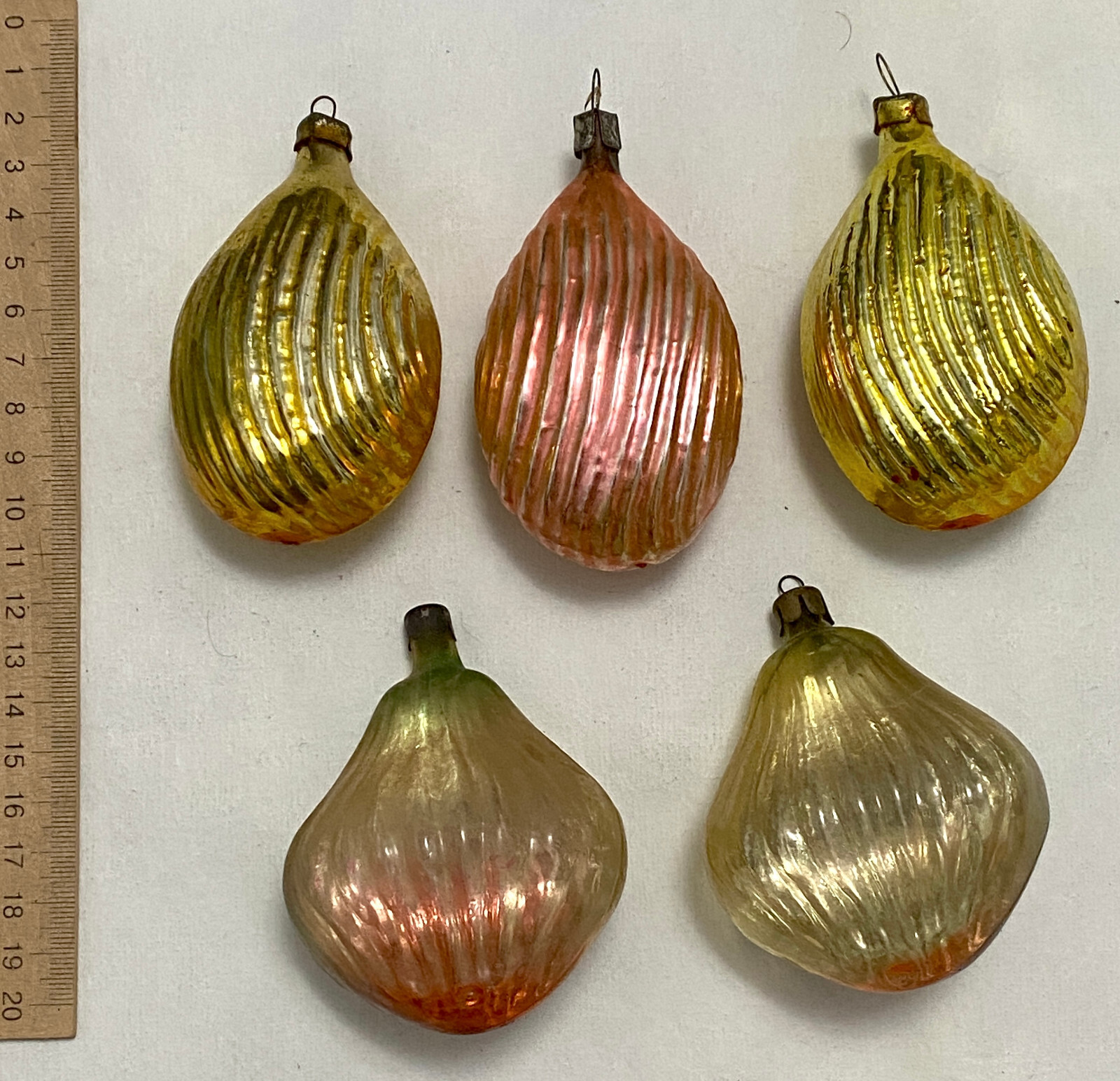 Antique Glass Christmas Ornaments eBay