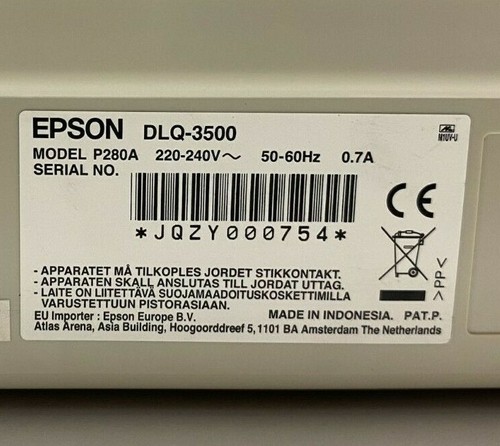 Epson DLQ-3500 P280A 24 Pin Dot Matrix Printer C11C396083DA - Picture 5 of 5