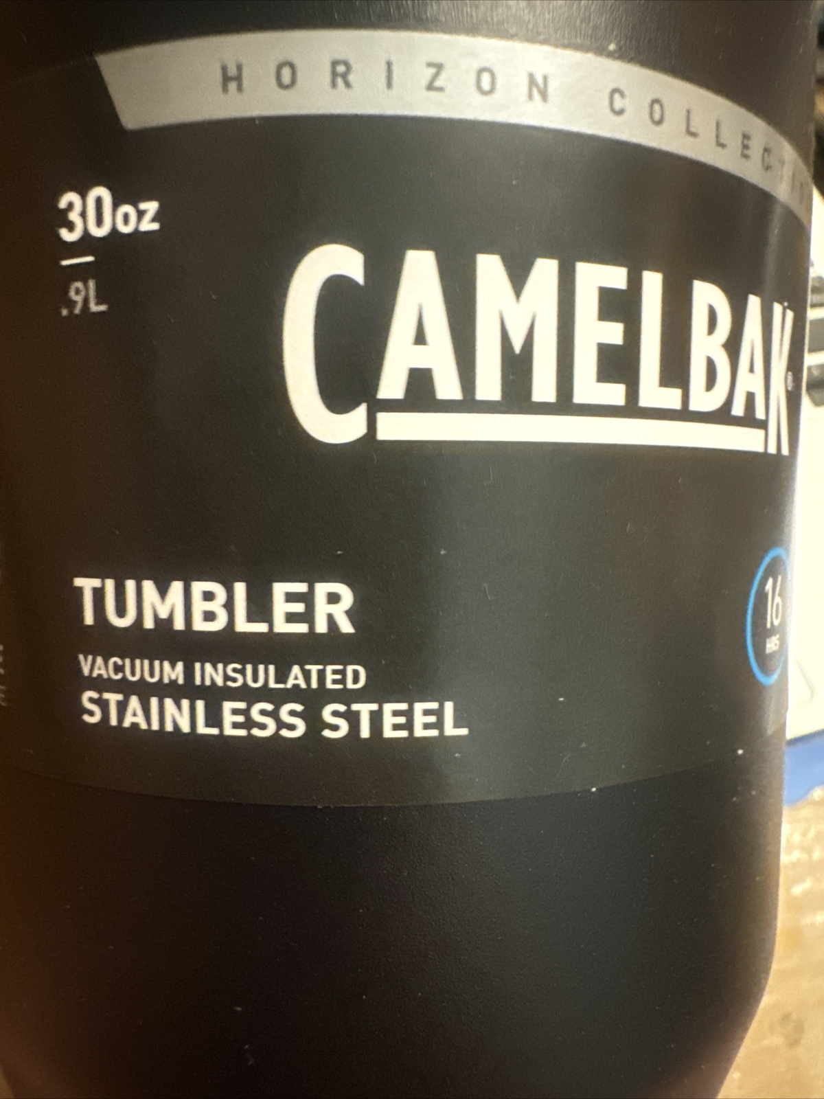 Camelbak 2390001085 Horizon 30 oz Tumbler, Insulated Stainless Steel Black NEW