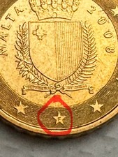 Monete 0,20/0,10/0’05Centesimi MALTA 2008 RARA