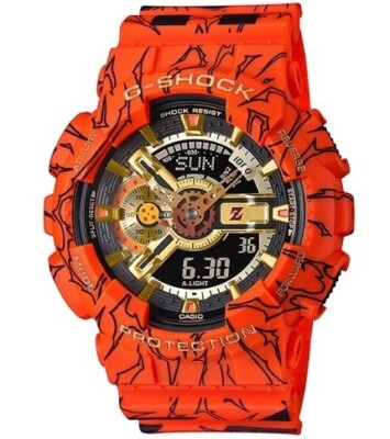 G-SHOCK x DRAGON BALL Z collaboration model Casio GA-110JDB-1A4JR