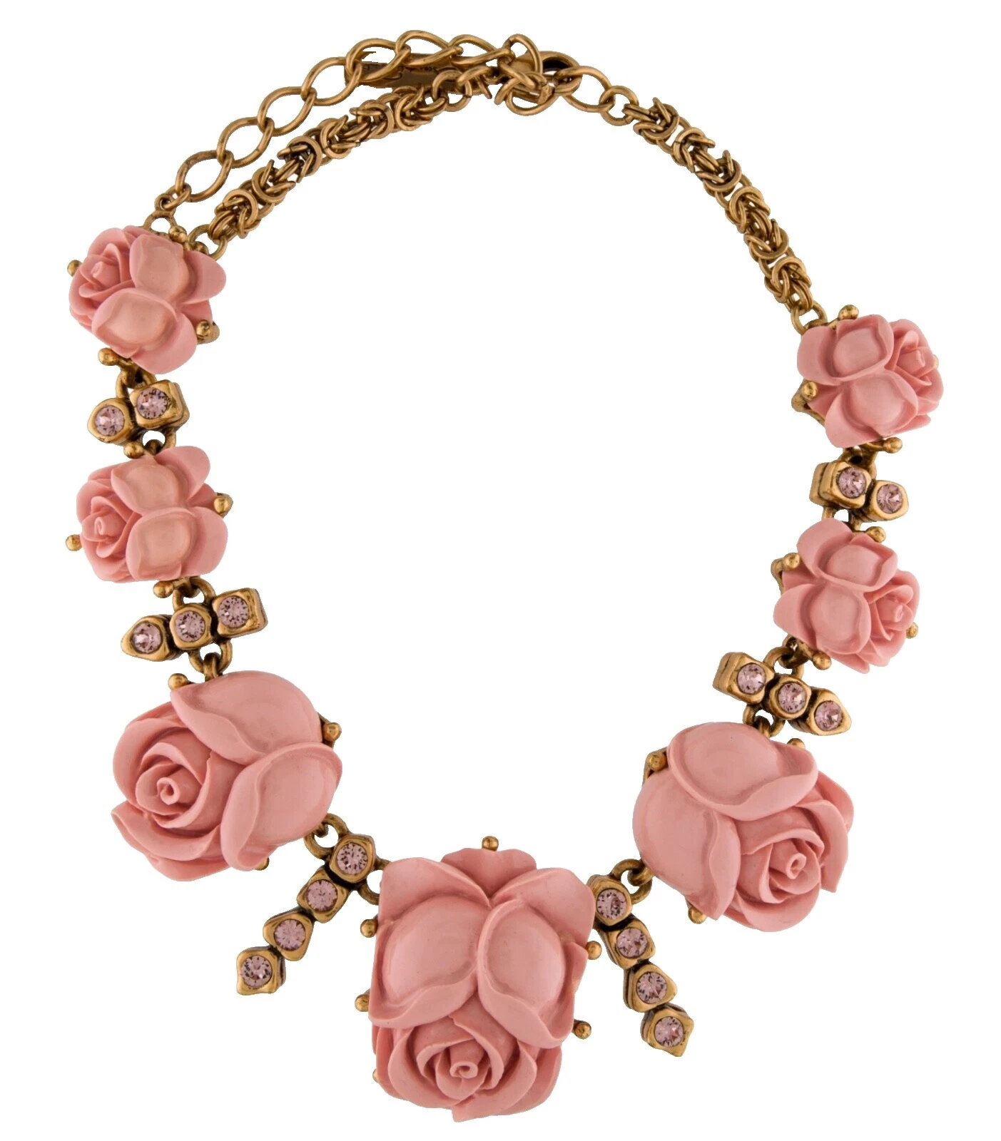 Oscar de la Renta Crystal Statement Fashion Necklaces & Pendants
